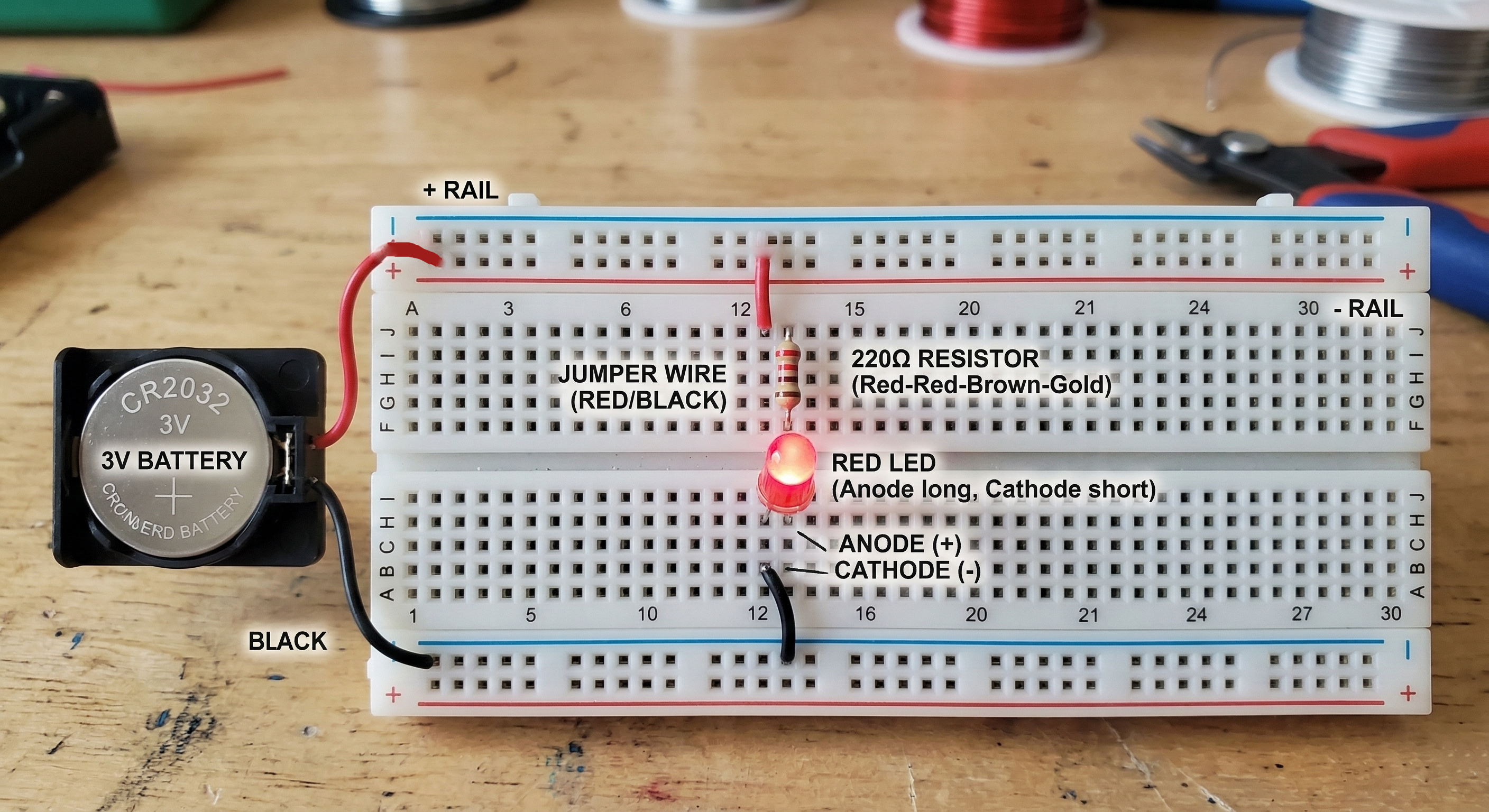 Breadboard layout